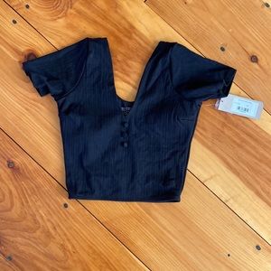 Albion swim crop top